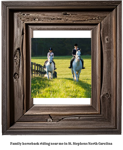 family horseback riding near me in St. Stephens, North Carolina